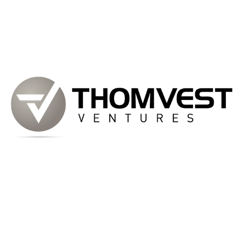 Thomvest greyscale logo